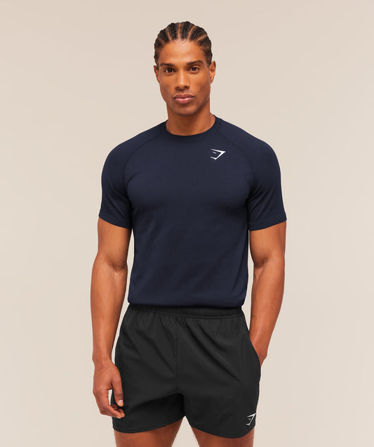 GS-0085 Vital Seamless T-Shirt - Navy/Heavy Blue