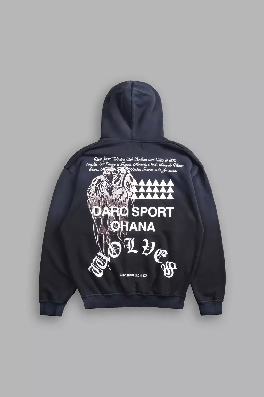 DS-0054 Wolves Mana “Pierce” Hoodie in Darc Ash Sun Fade