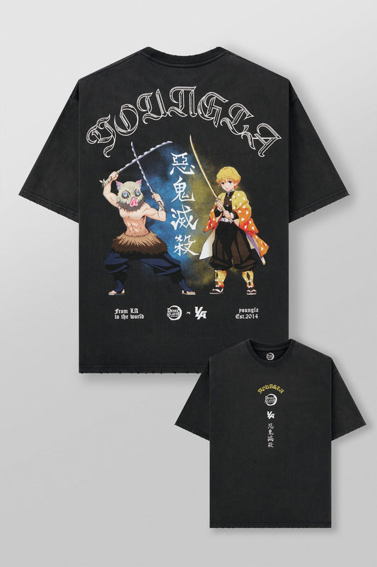 4266 - Demon Slayer: Kimetsu no Yaiba - Character Tees - Swordsmen Duo