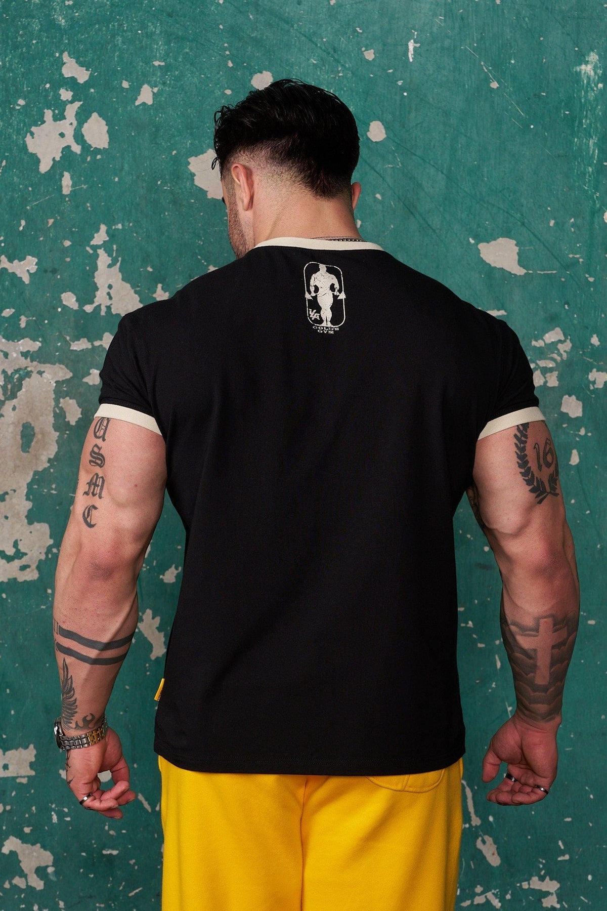 4009 - Gold’s Gym Ringer Tees - Black