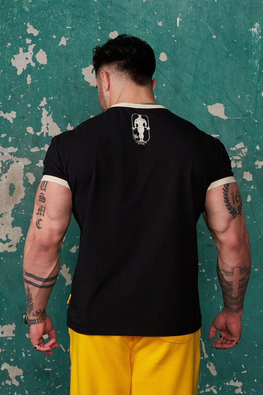 4009 - Gold’s Gym Ringer Tees - Black