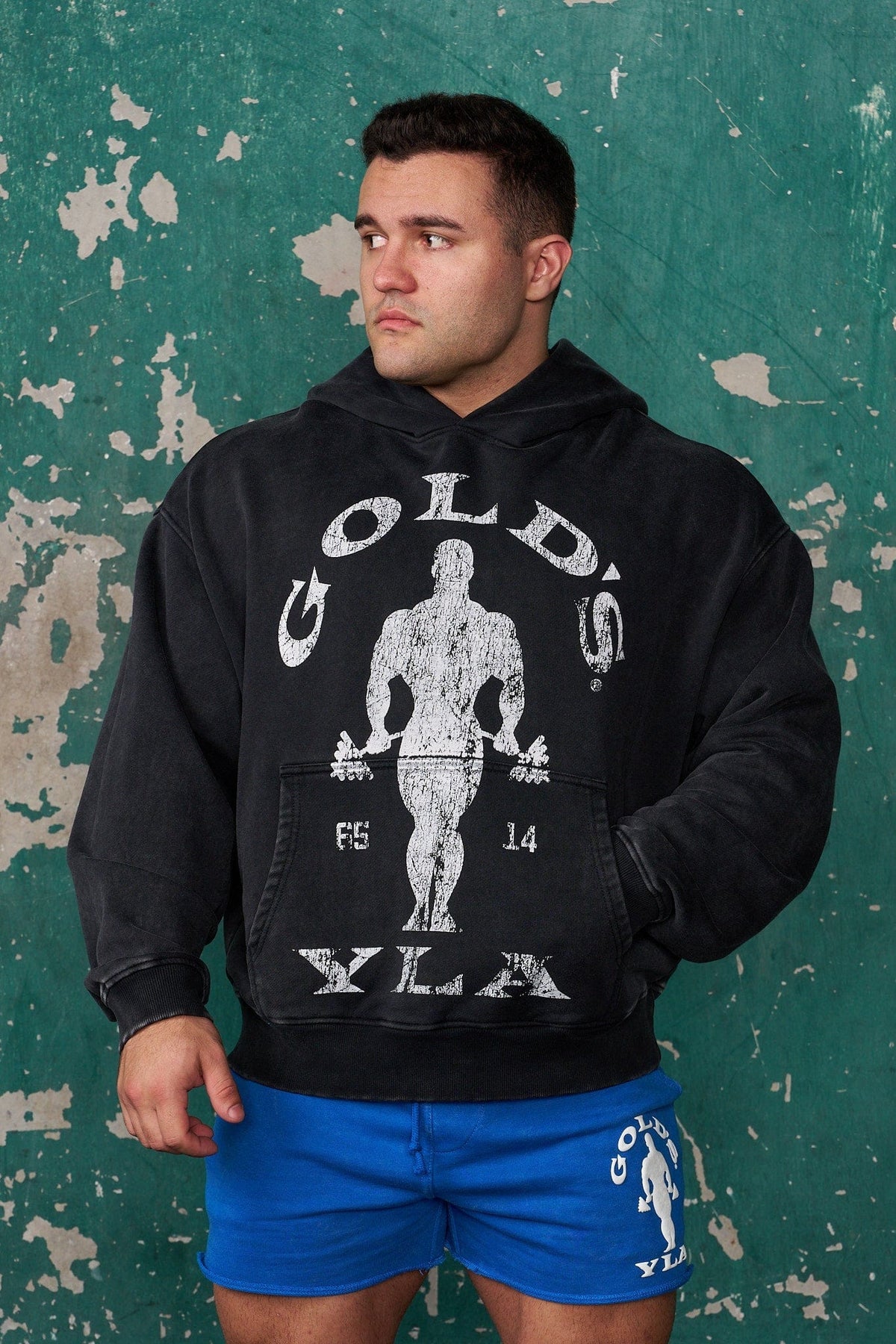 5161 - Golds Gym Classic Pullovers - Black Wash