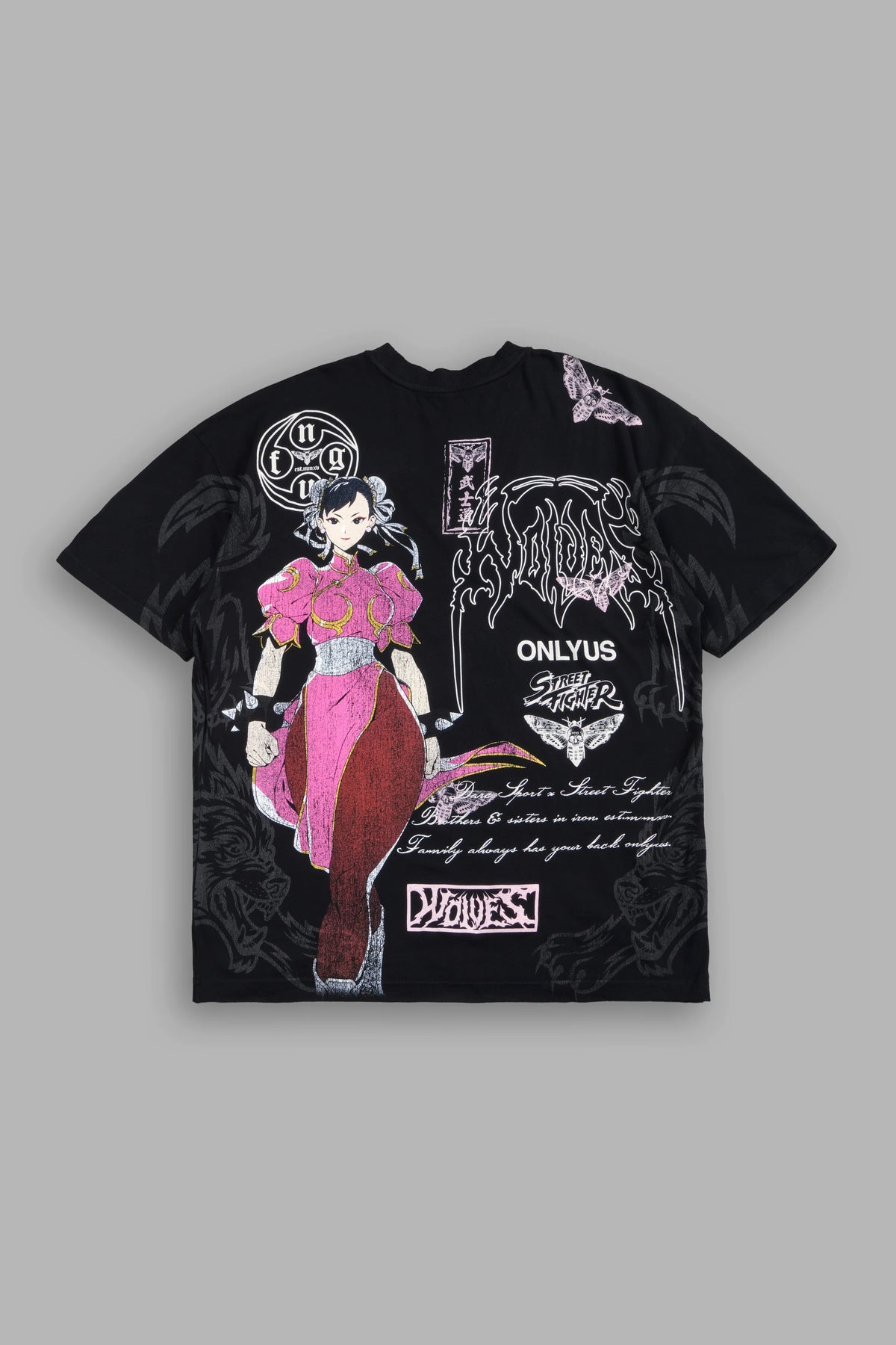 DS-0341 ASCENSION PREMIUM OVERSIZED TEE IN BLACK