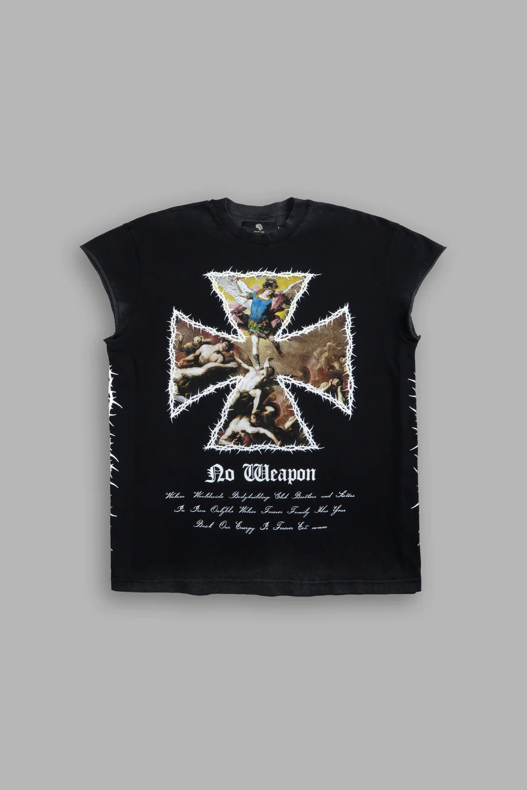 DS-0153 Ascend “Premium” Cap Sleeve Tee in Black