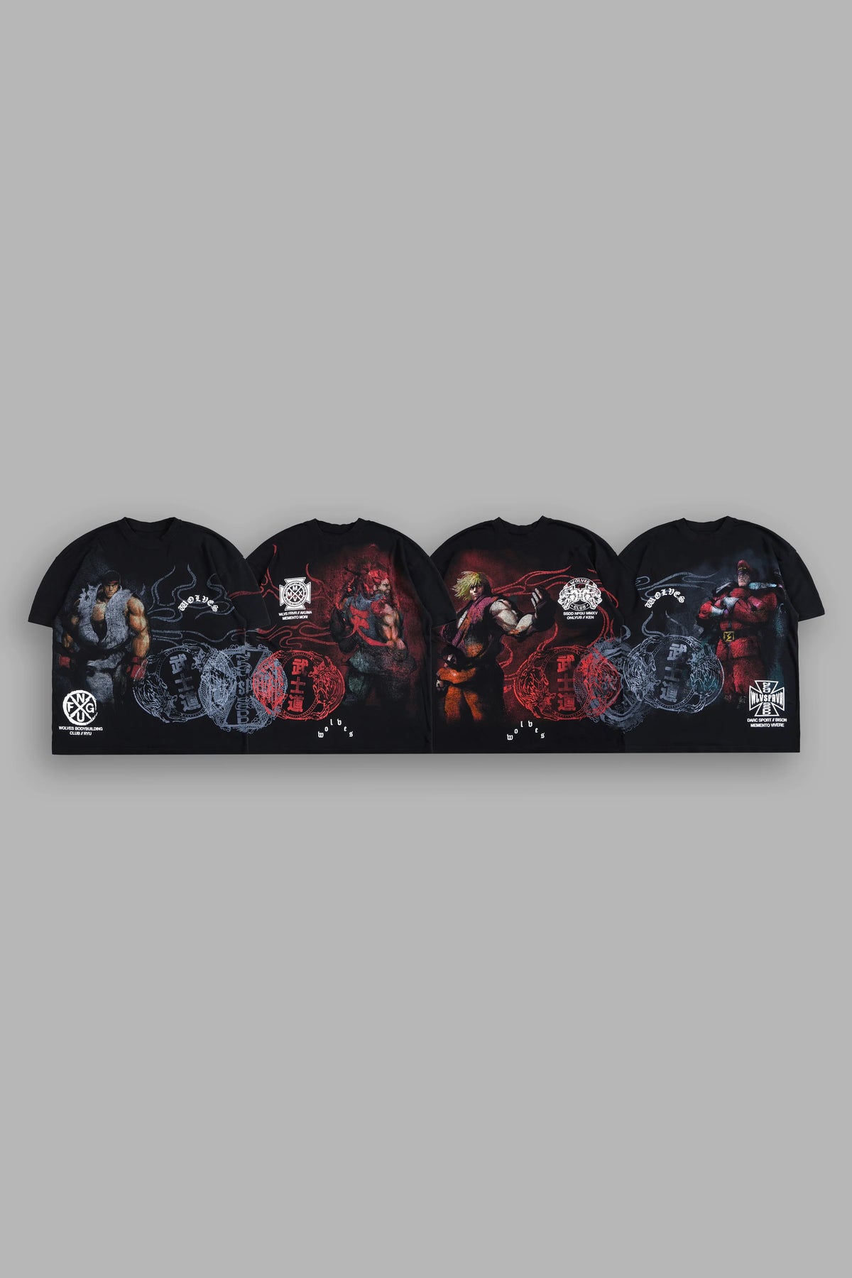 DS-0340 STREET FIGHTER X DARC SPORT "MYSTERY" TEE IN BLACK