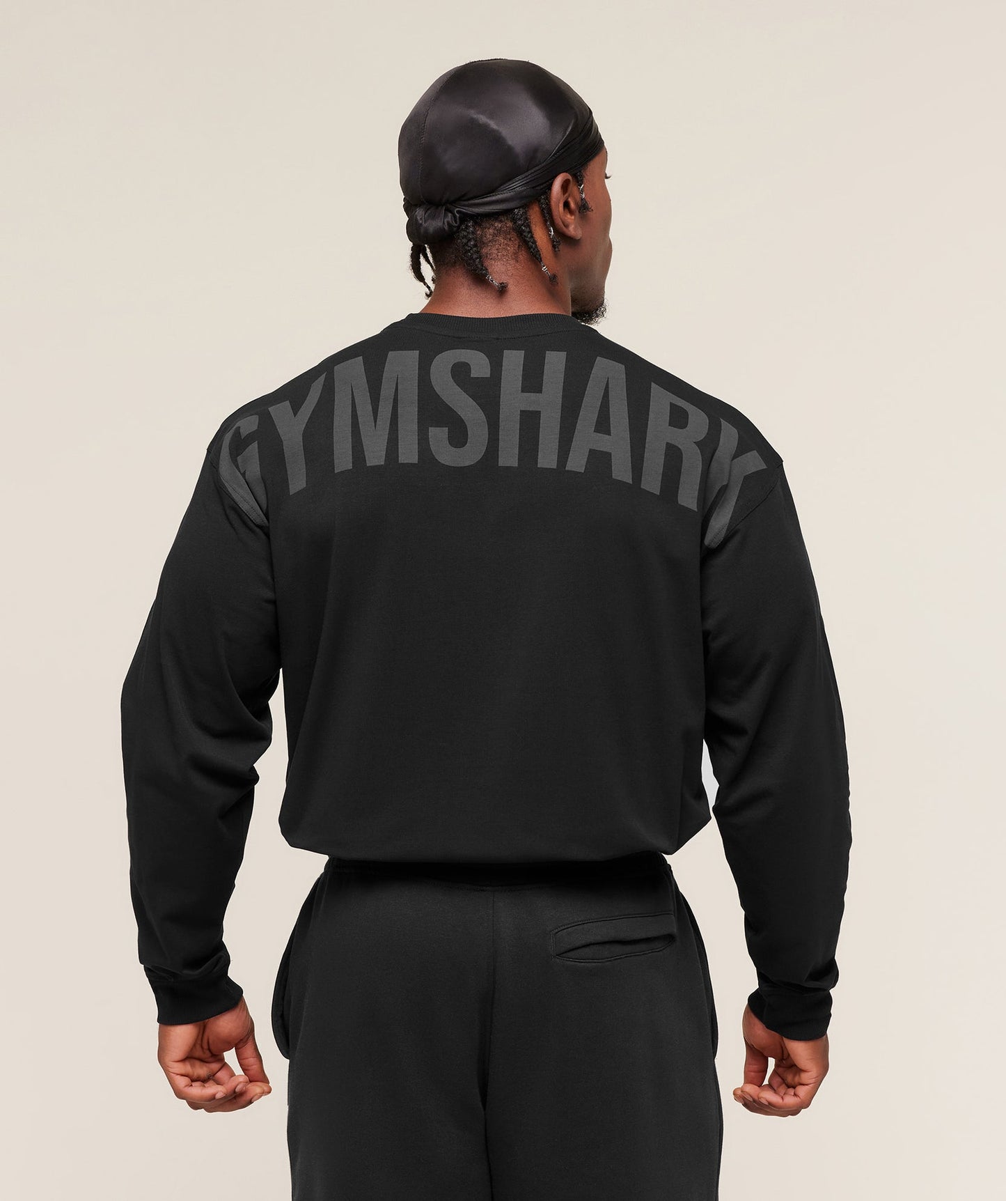GS-0124 Power Long Sleeve T-Shirt - Black/Asphalt Grey
