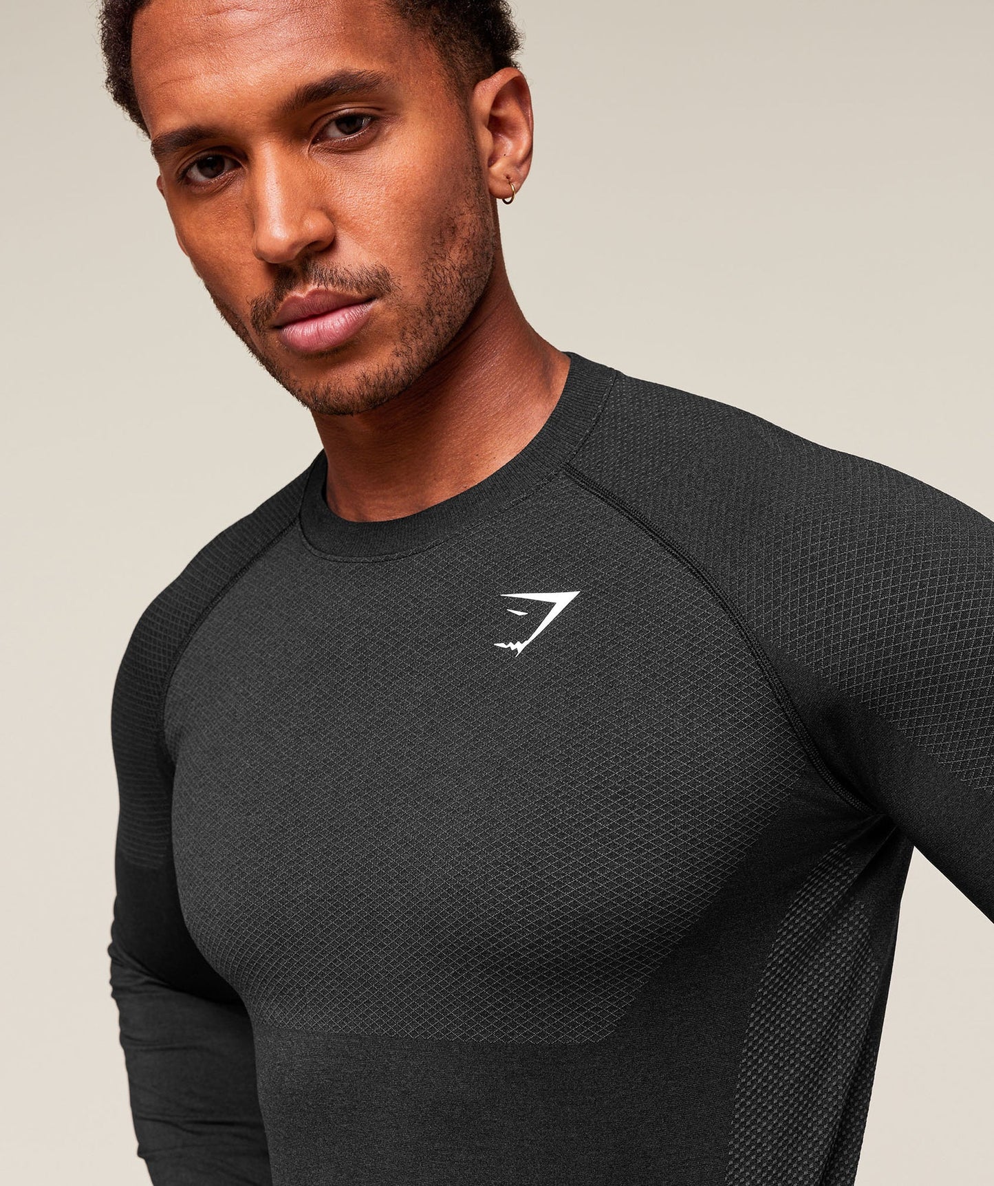 GS-0140 Vital Long Sleeve T-Shirt - Black/Silhouette Grey