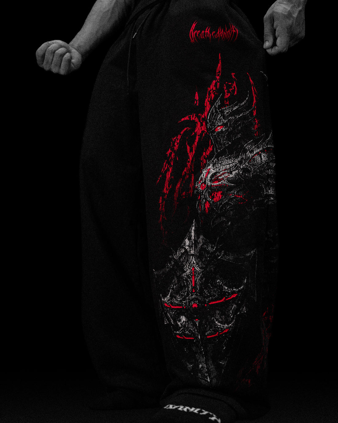 BD-0101 Fallen Knight Uncuffed Banana shape sweatpants [NIGHTMARE]