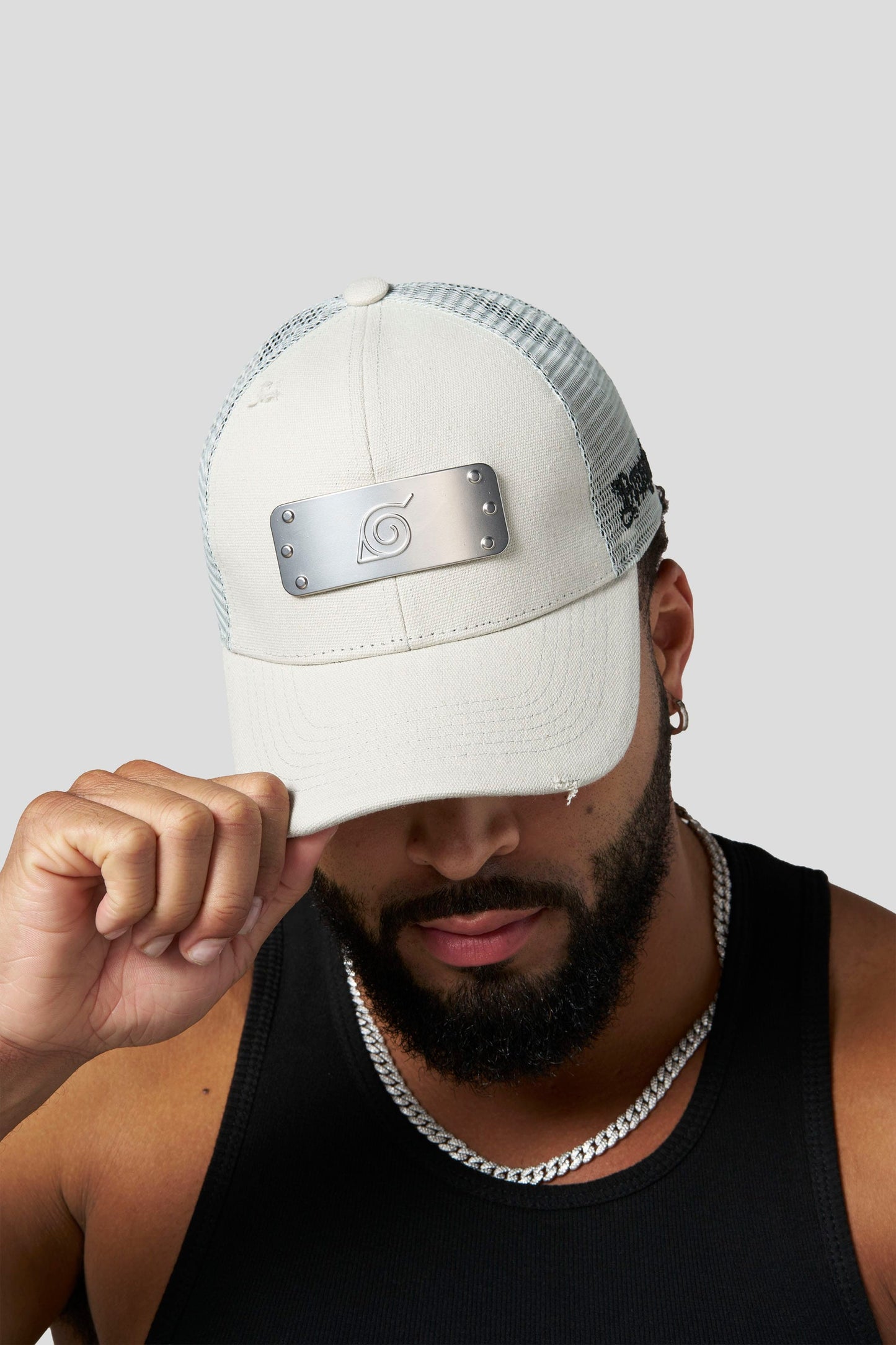 9049 - Naruto Forehead Protector Hats - Grey