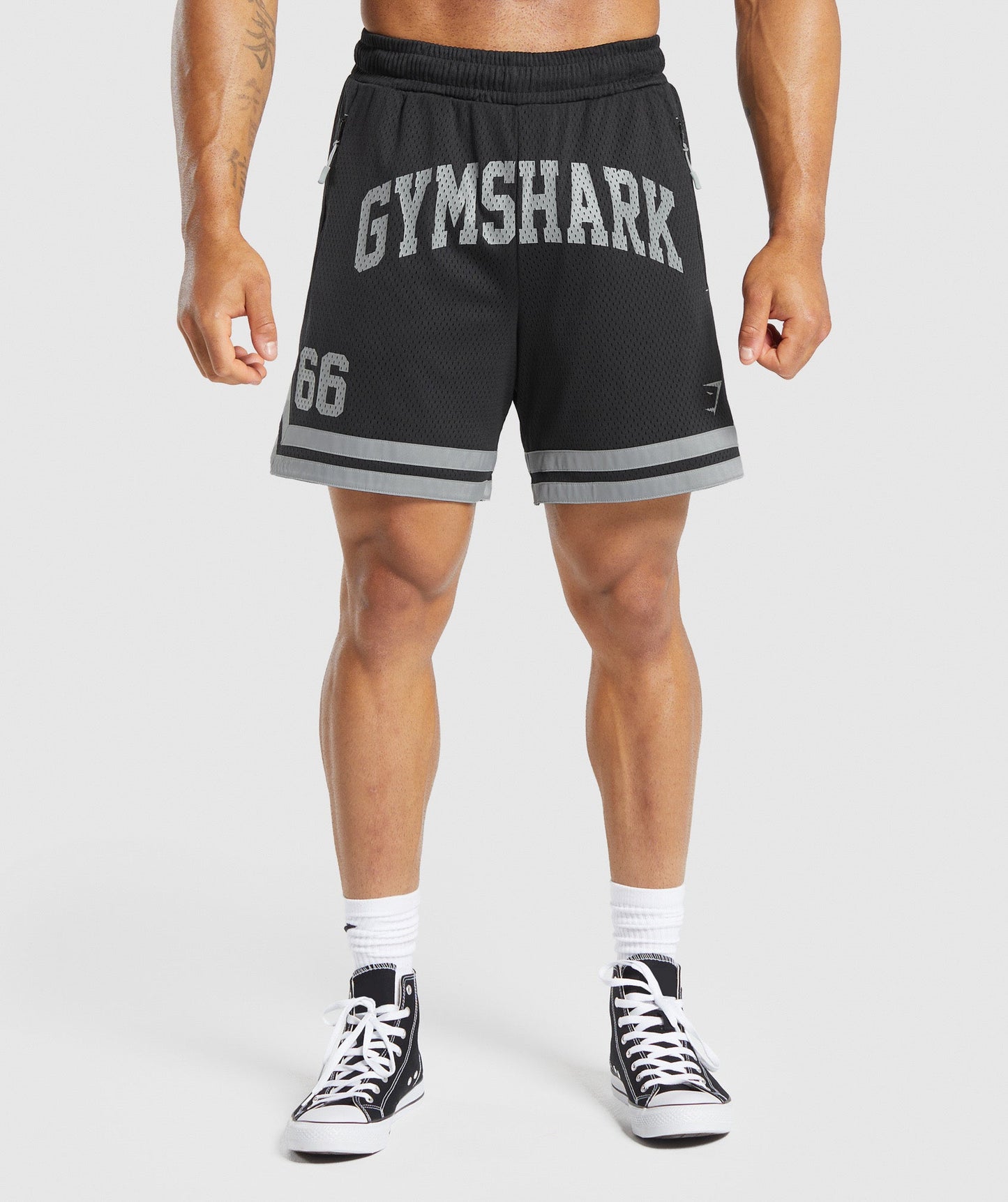 GS-0089 Campus Mesh Shorts - Black