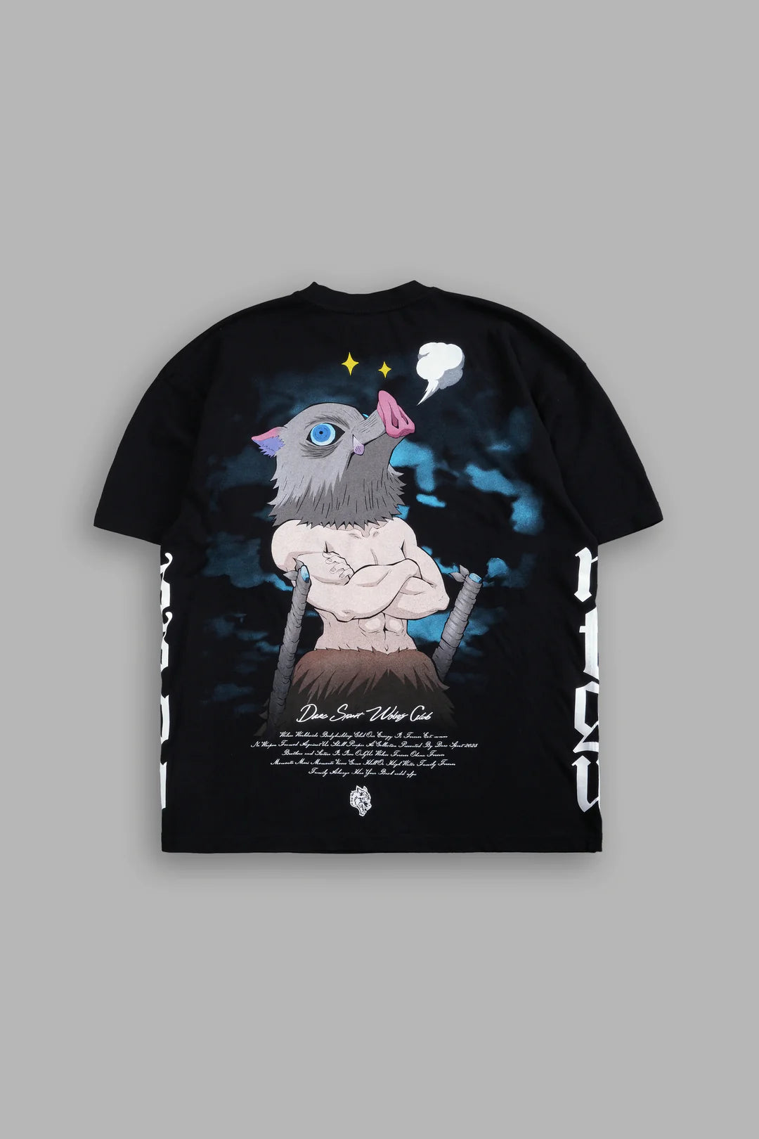 DS-0138 Inosuke “Side By Side” Series Premium Tee in Black