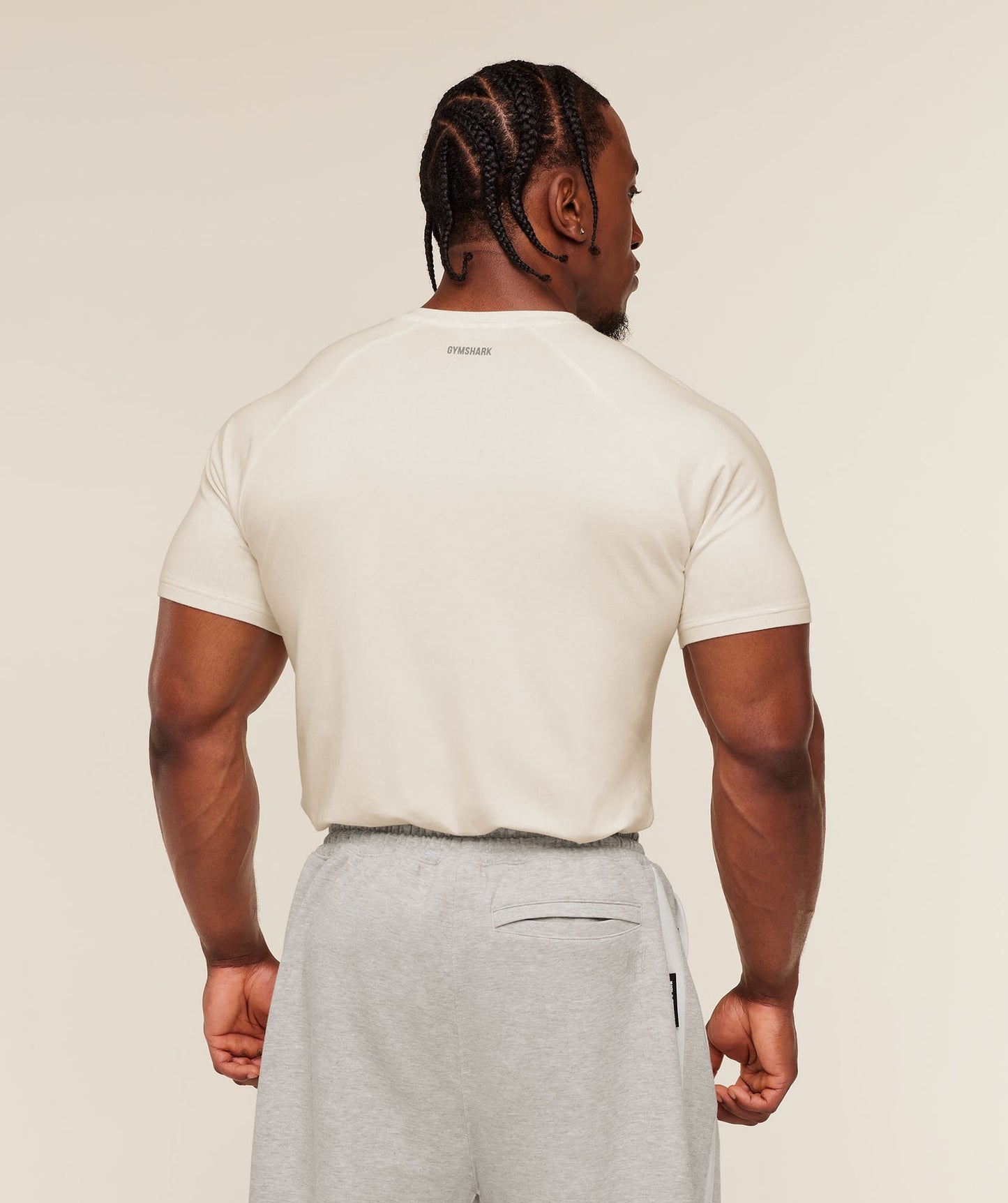 GS-0101 Gymshark x CBUM Essential T-Shirt - Soft White