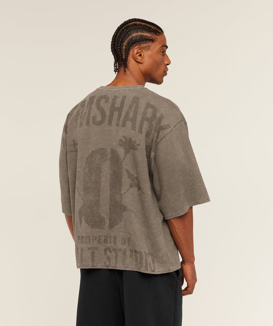 GS-0098 Gymshark x Saalt Studios Tee - Camo Brown