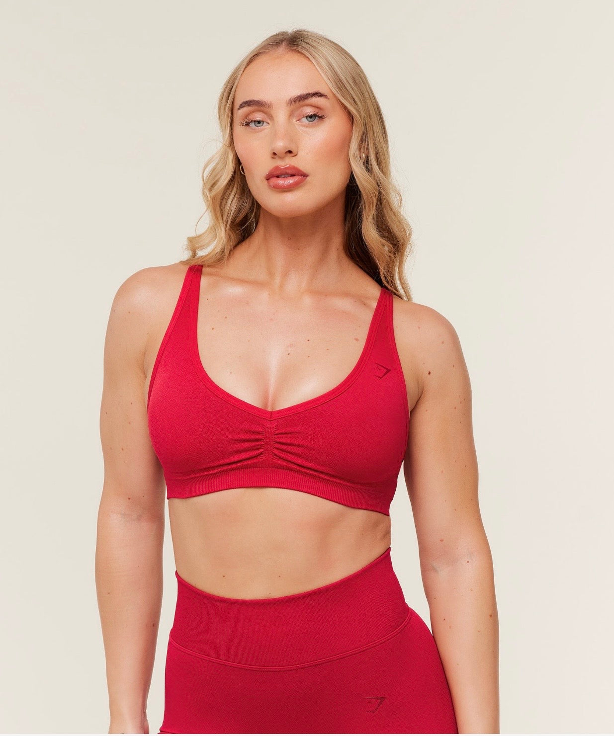 GSW-0087 Lift Seamless Sports Bra - Carmine Red