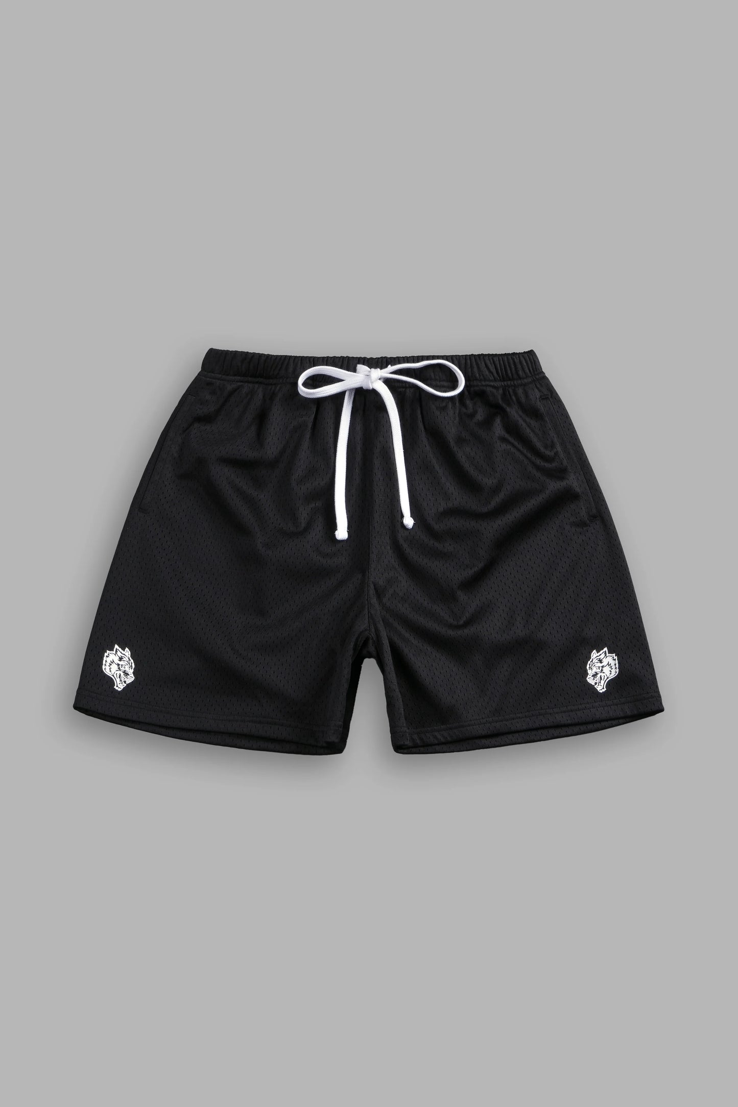 DS-0202 Dual Mesh Shorts in Black