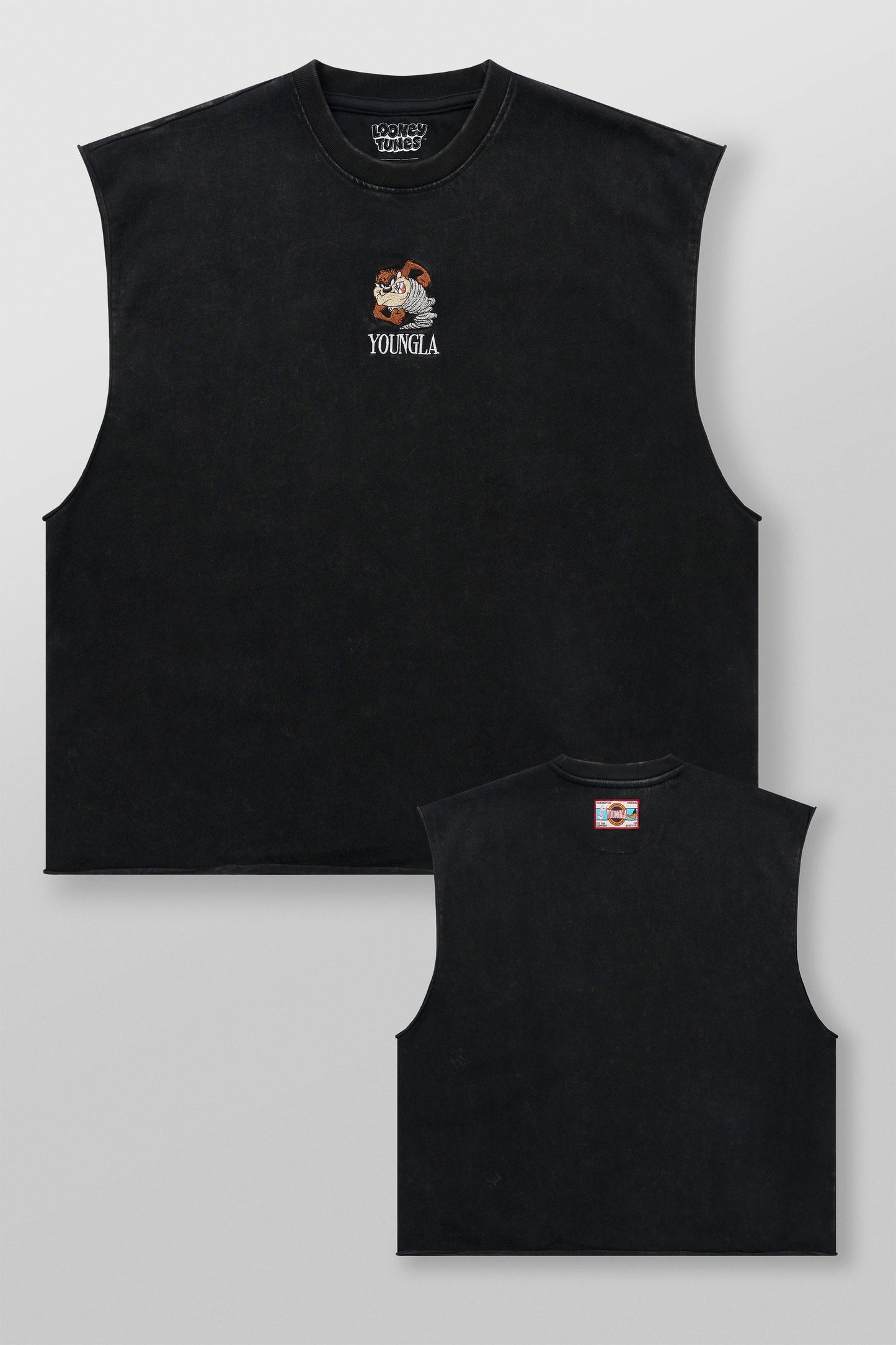 3107 - Looney Tunes Embroidered Cut-Offs - Taz C