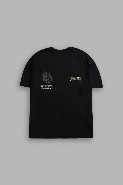 DS-0046 Western V2 “Premium” Oversized Tee in Black