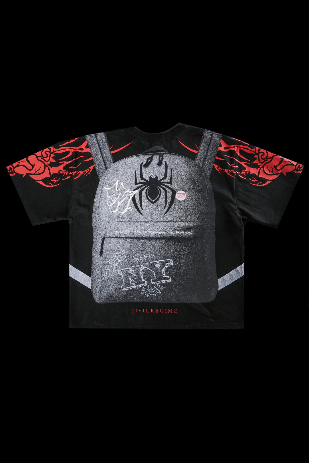 First Mission 199X Oversized Tee in Black