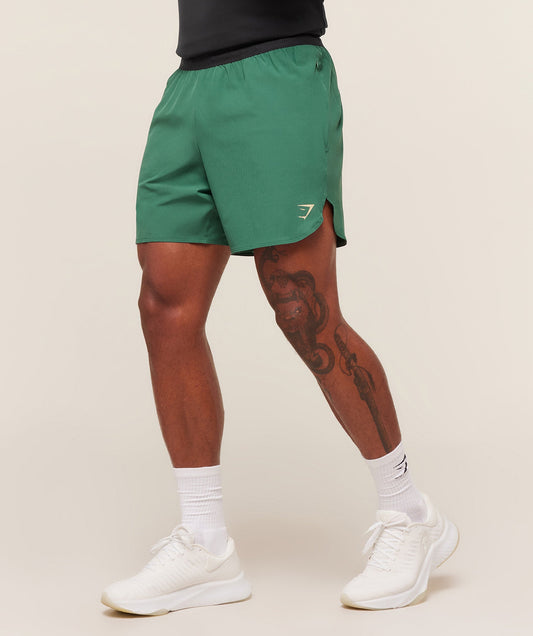 GS-0017 Fit Repeat 6" Shorts - Lift Green