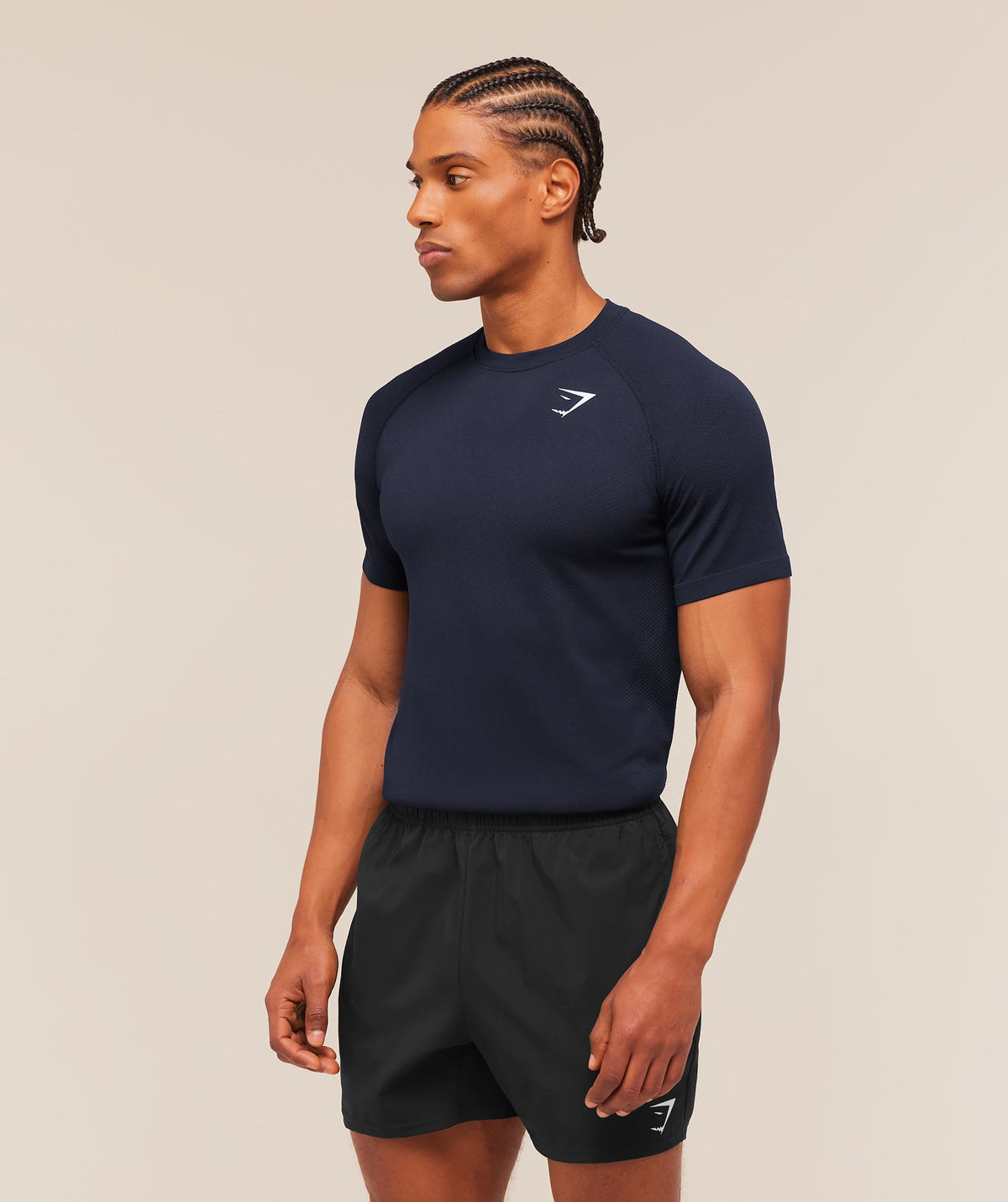 GS-0085 Vital Seamless T-Shirt - Navy/Heavy Blue