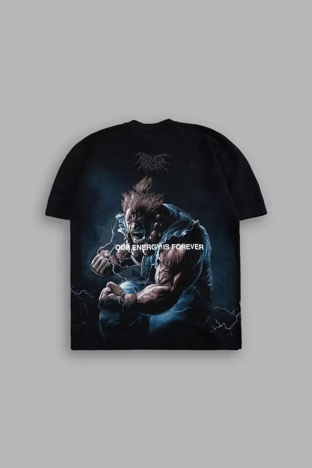 DS/SF-0077 Street Fighter 4 “Side-by-Side” Oversized Tee in Black