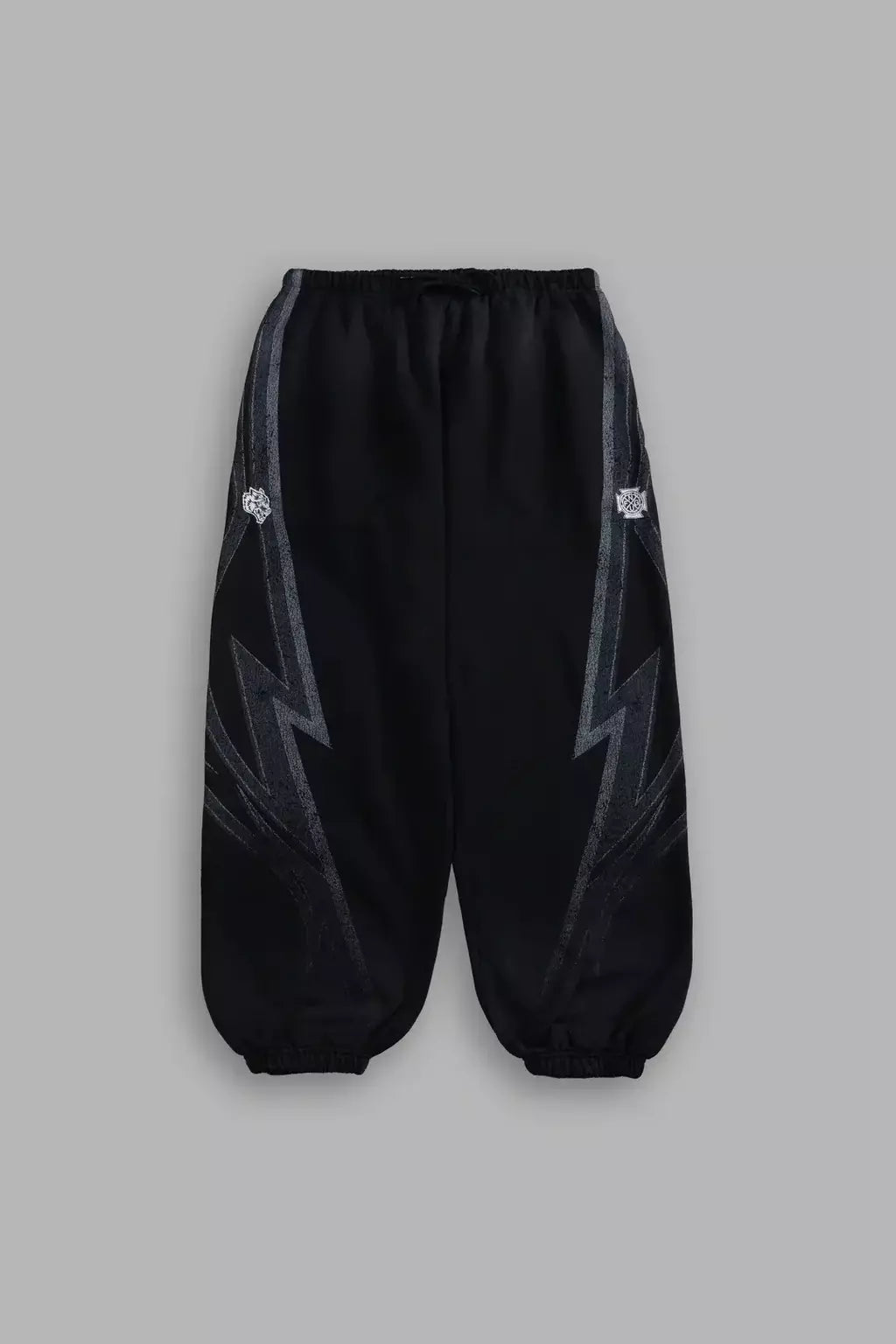 DS/HAR-0070 Real Recognize Real Unisex Lounger Sweatpants in Black Drift Wash