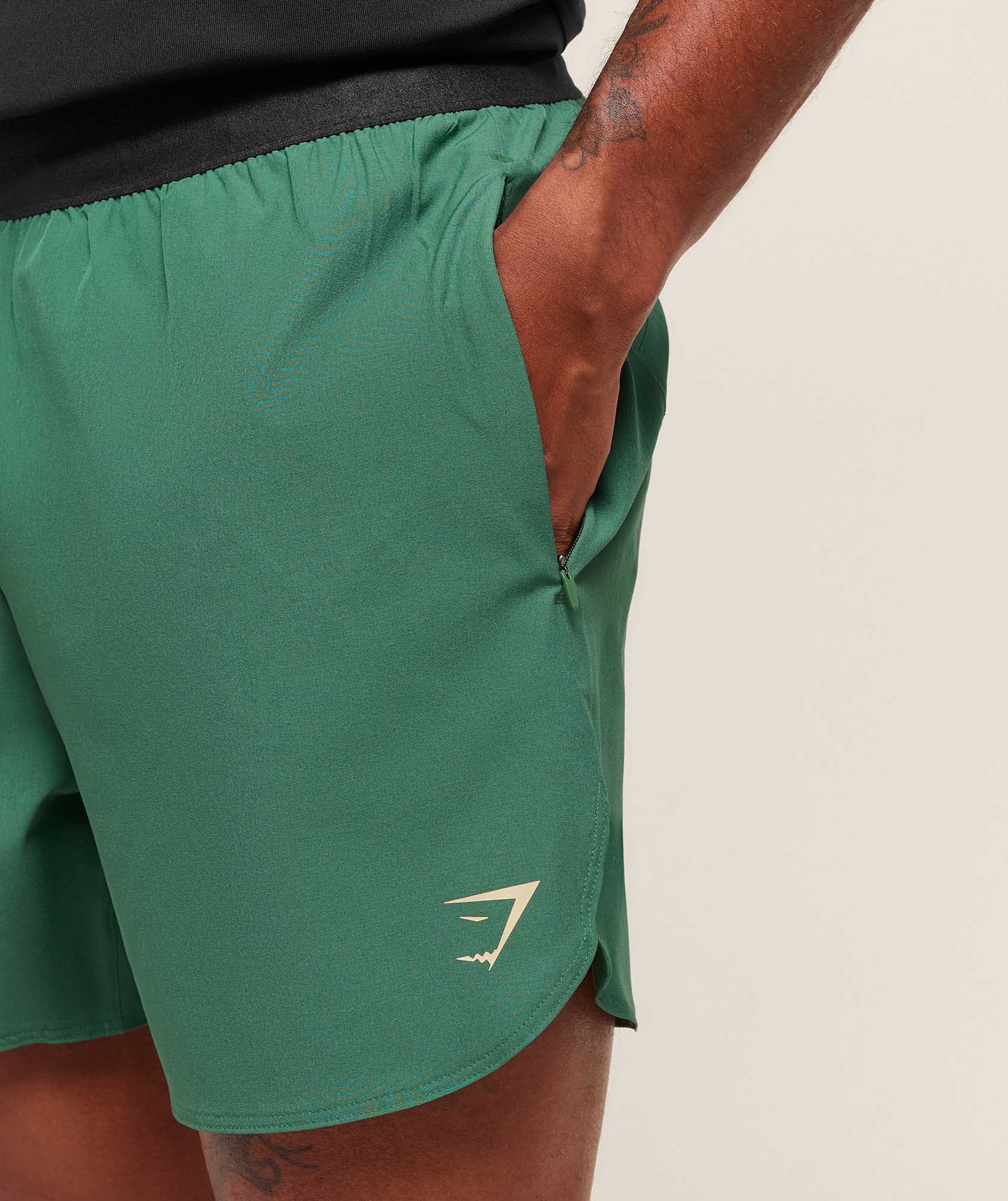 GS-0017 Fit Repeat 6" Shorts - Lift Green