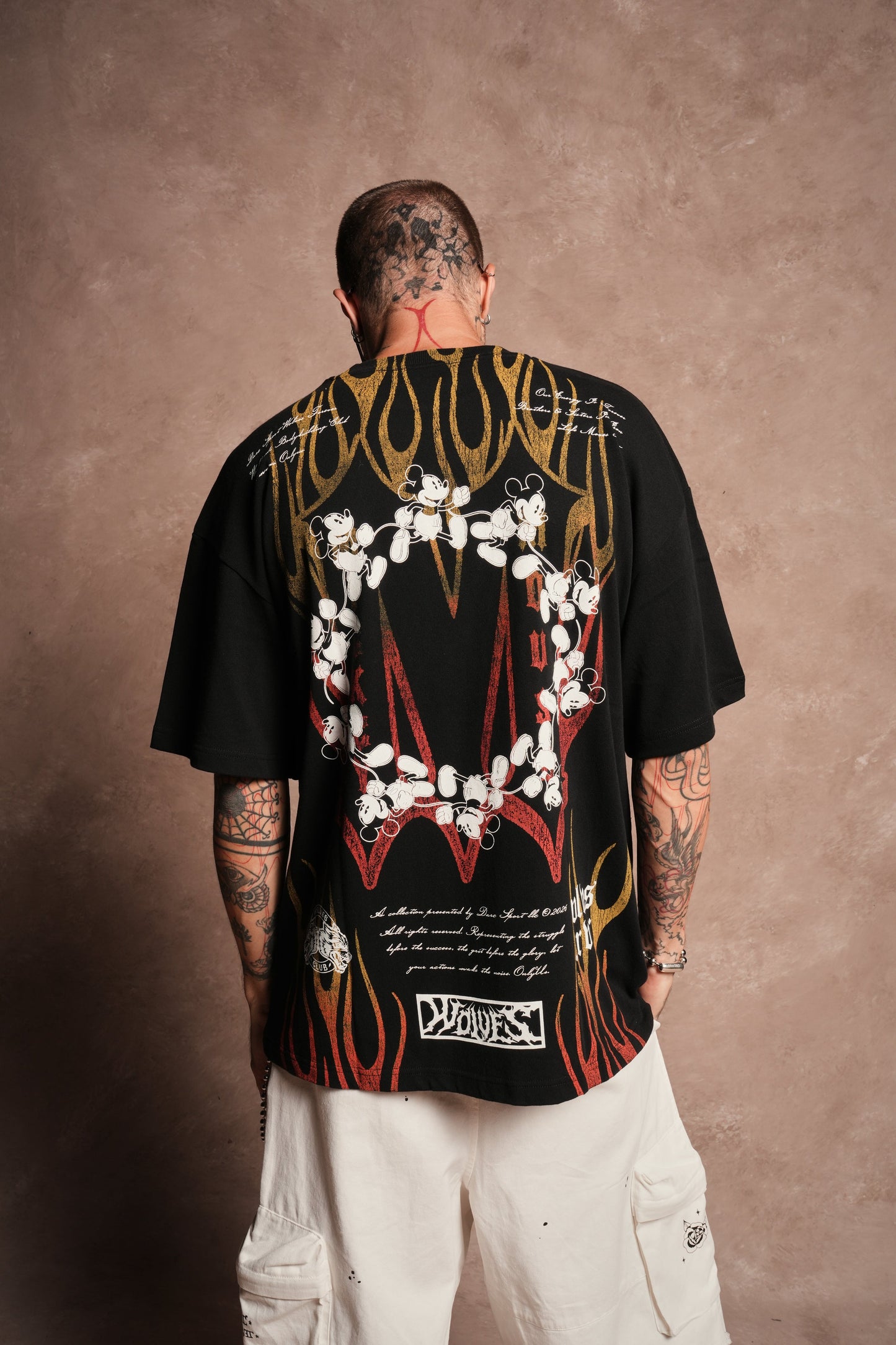 DS-0289 Mickey Forever Premium Oversized Tee in Black