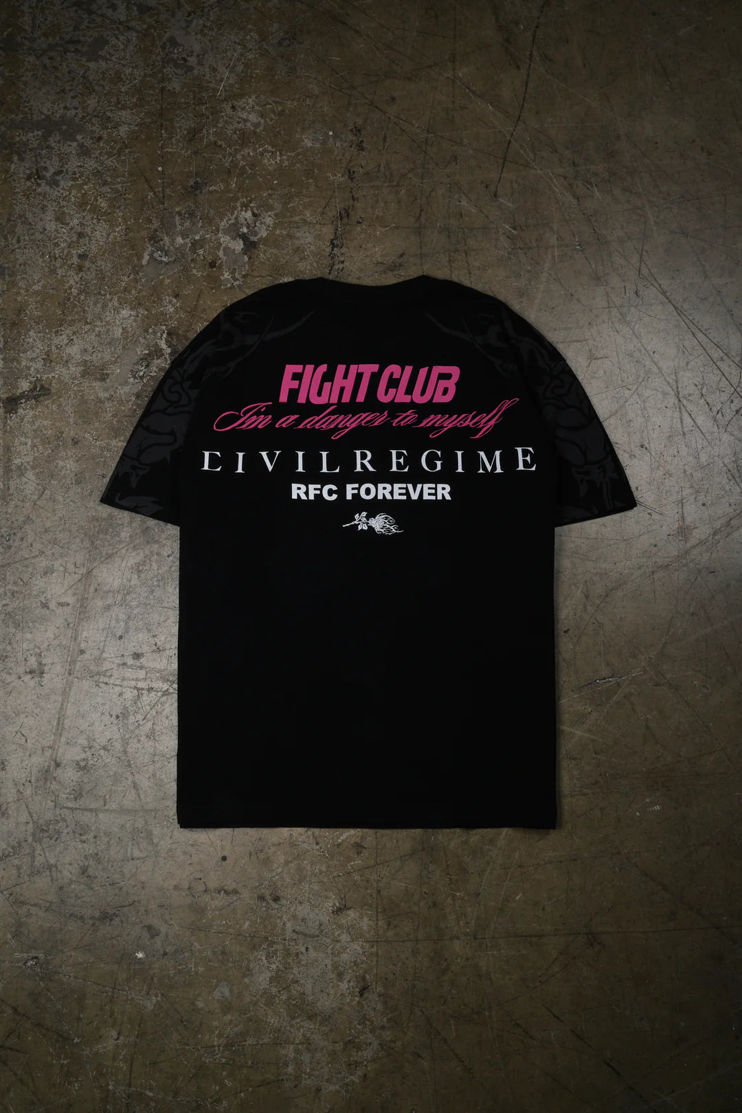 Second Coming American Classic Oversized Tee in Black