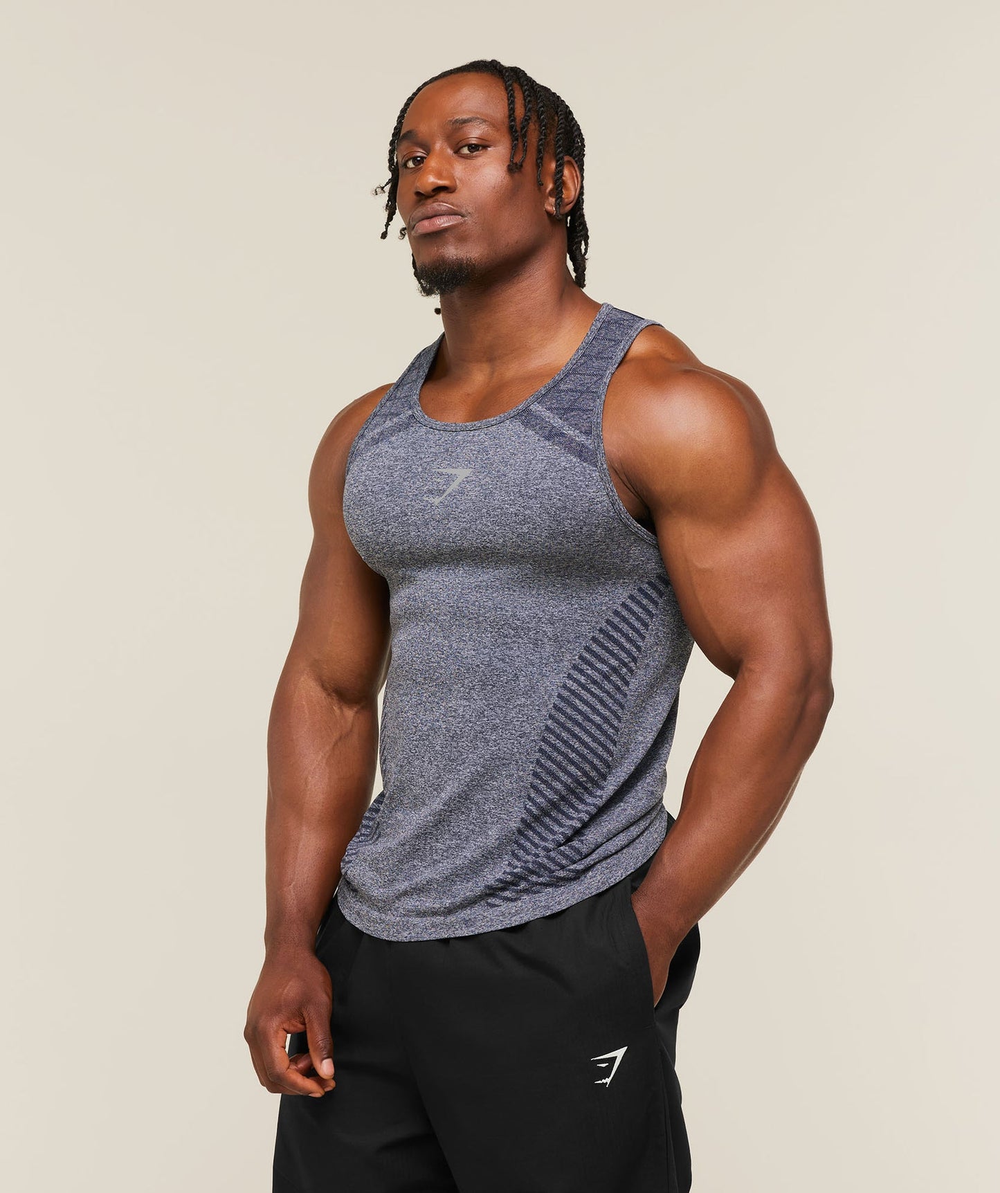 GS-0139 - Devant Seamless Tank - Heavy Blue