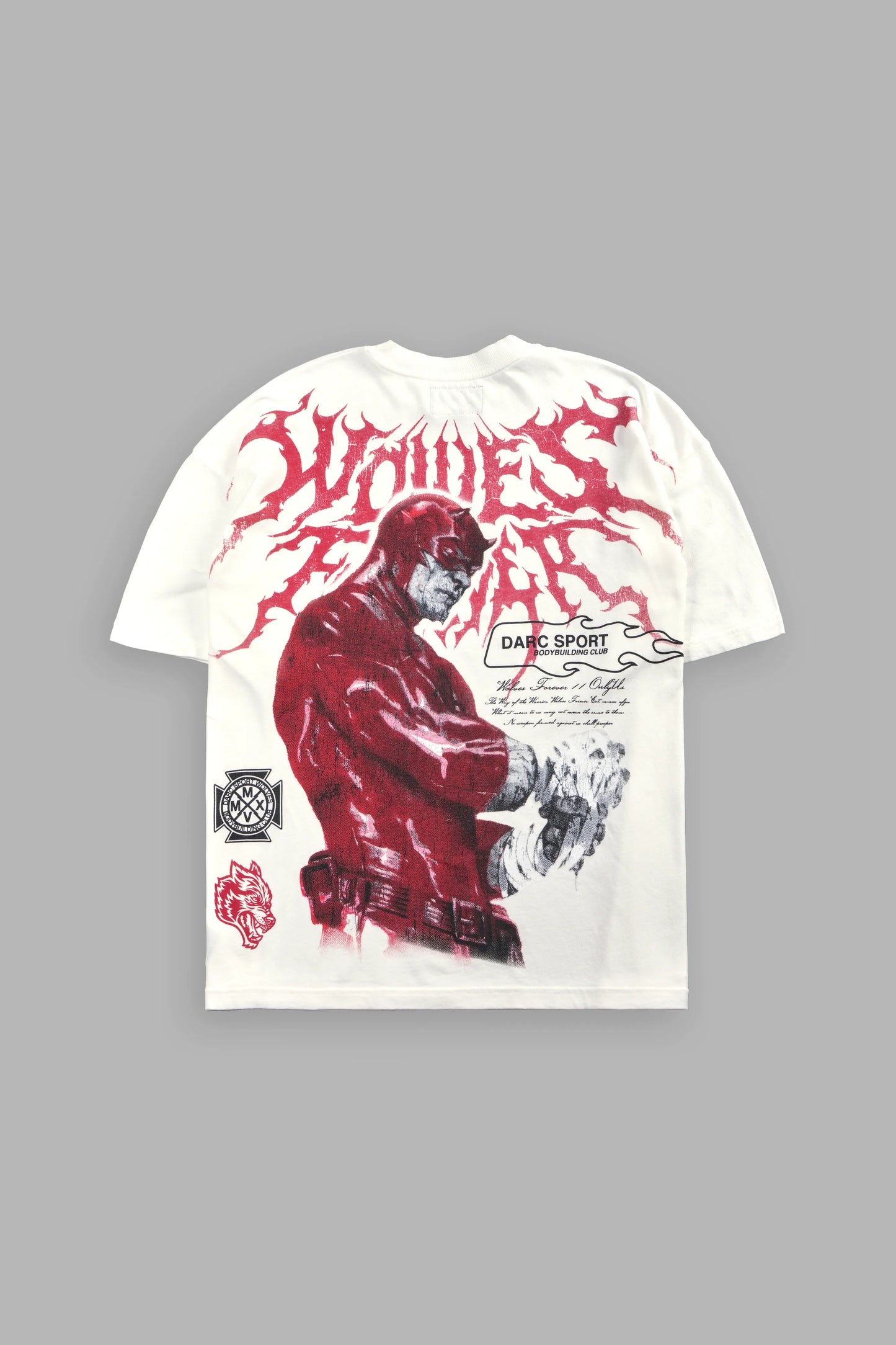 DS-0248 Dark Vigilante 1 of 500 Premium Oversized Tee in Cream