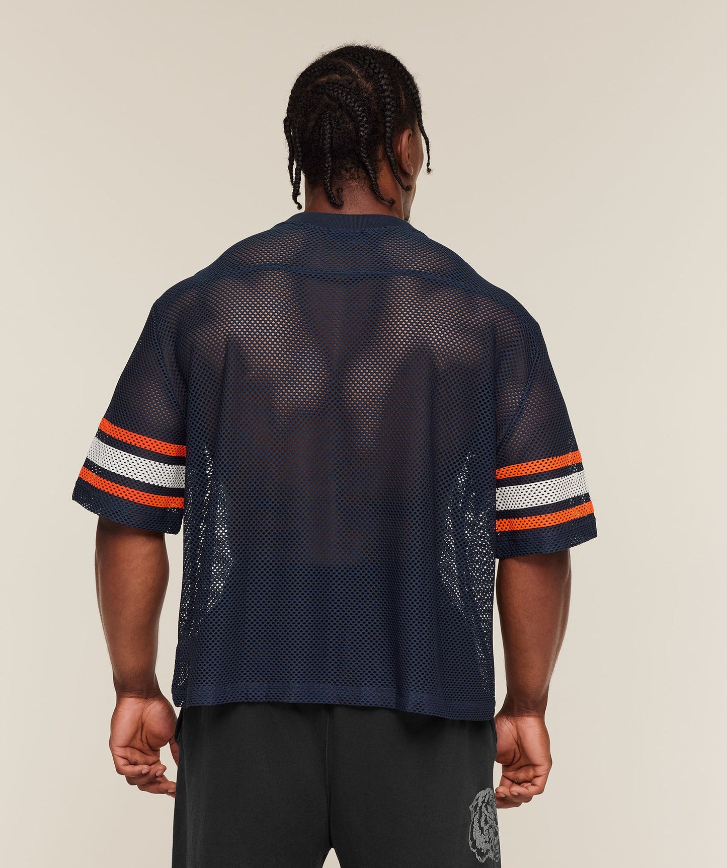 GS-0114 Collective Mesh Contrast Jersey - Heavy Blue