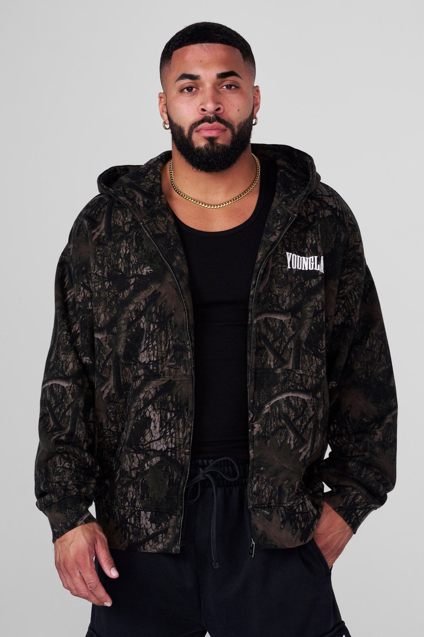 5062 - Heritage Zip-Up Hoodies - Dark Tree Camo