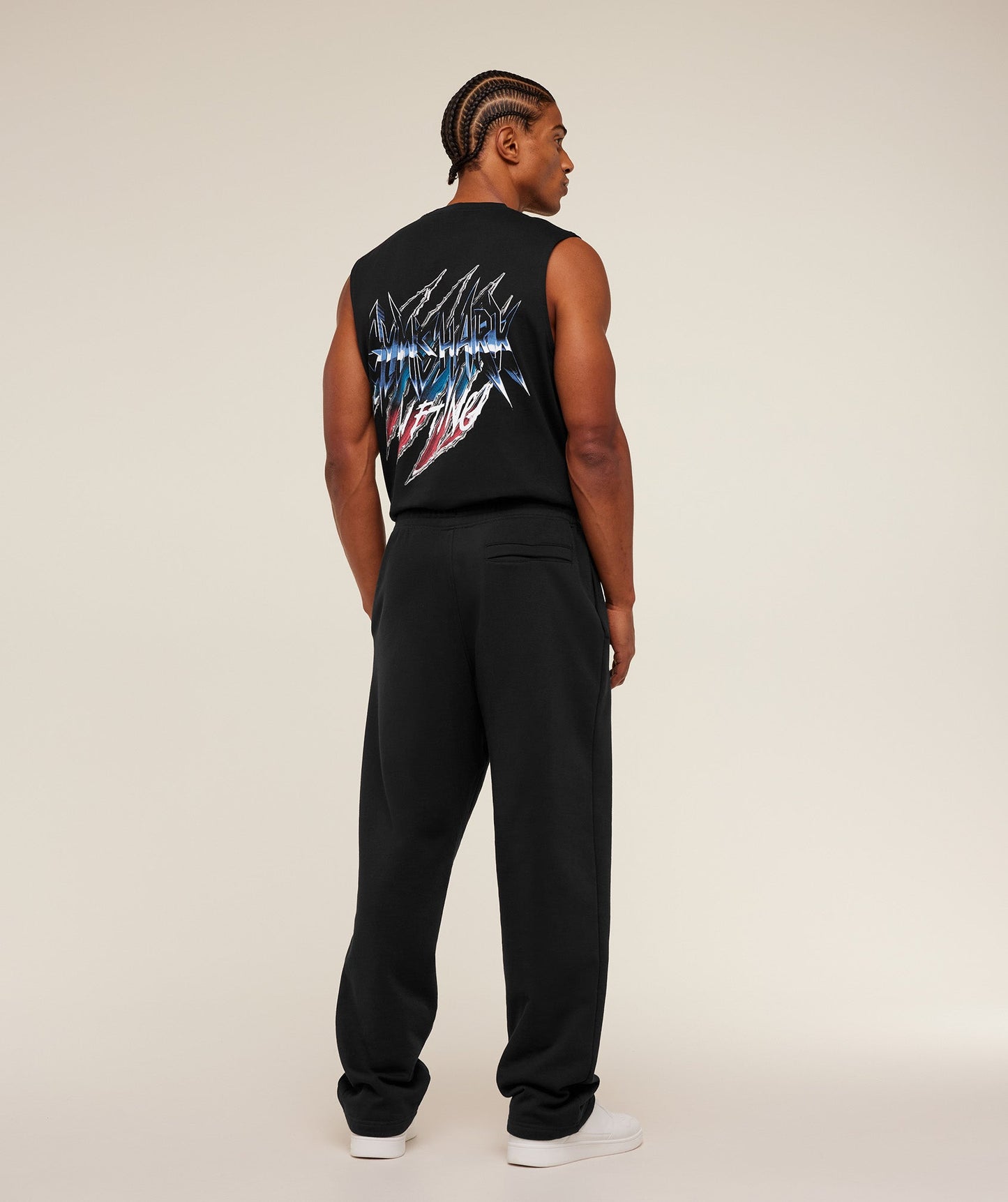 GS-0076 Eagle Band Style Graphic Tank - GS Black