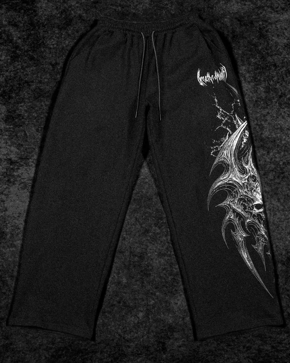 BD-0075 Bloodlust Banana Luxury Sweatpants [VOID BLACK]
