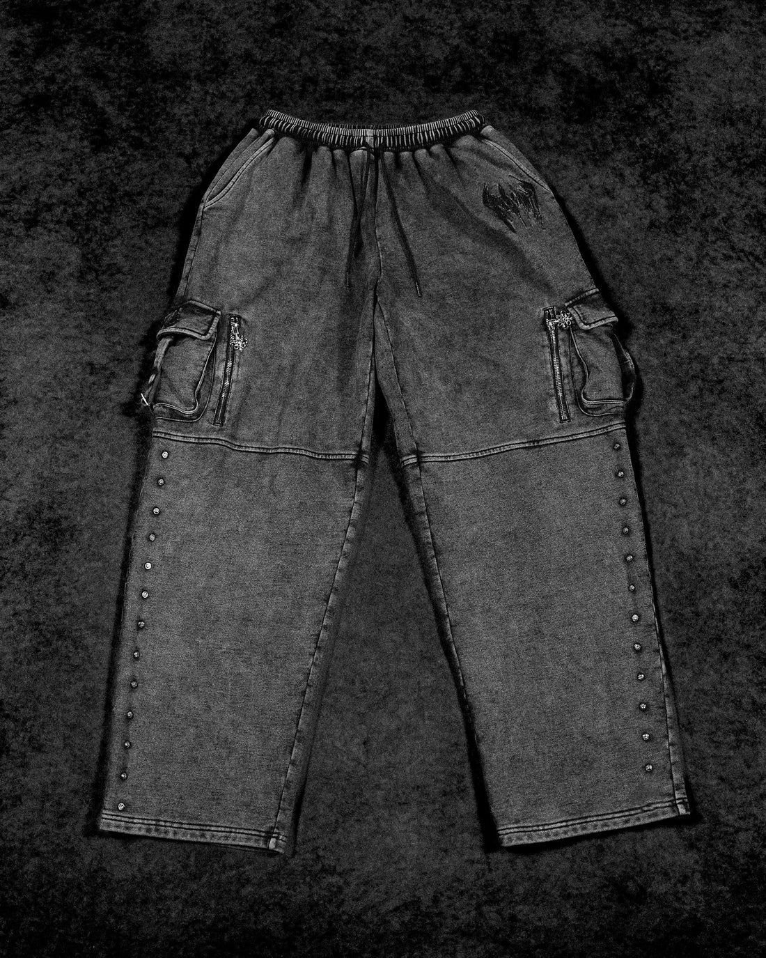 BD-0072 Metallic Tactical Uncuffed Cargos [VINTAGE]