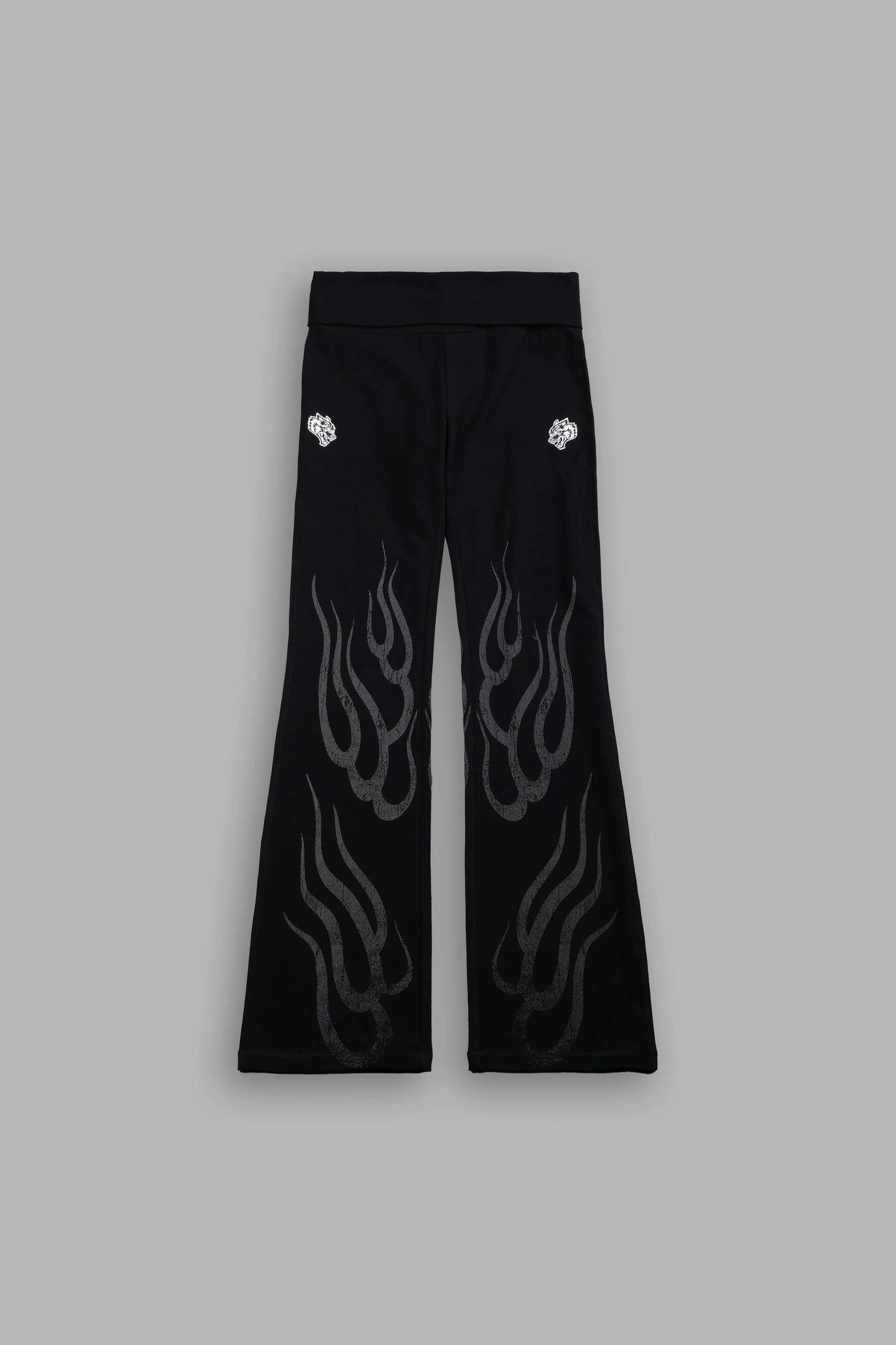 DSHE-0044 Hellfire Romy Foldover Pants in Black