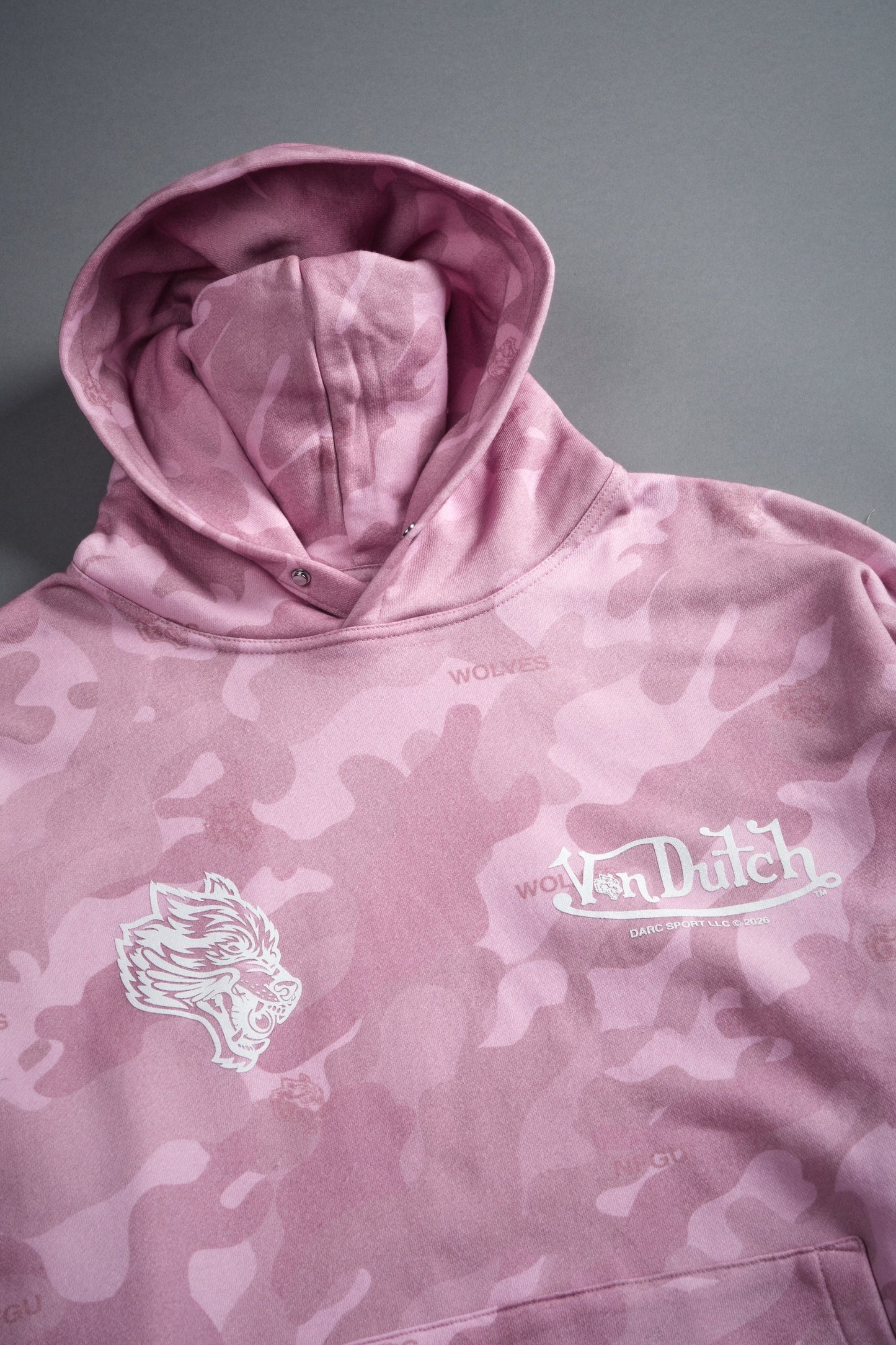 DS/VD-0169 Von Wild Pierce Hoodie in DSVD Bubblegum Camo
