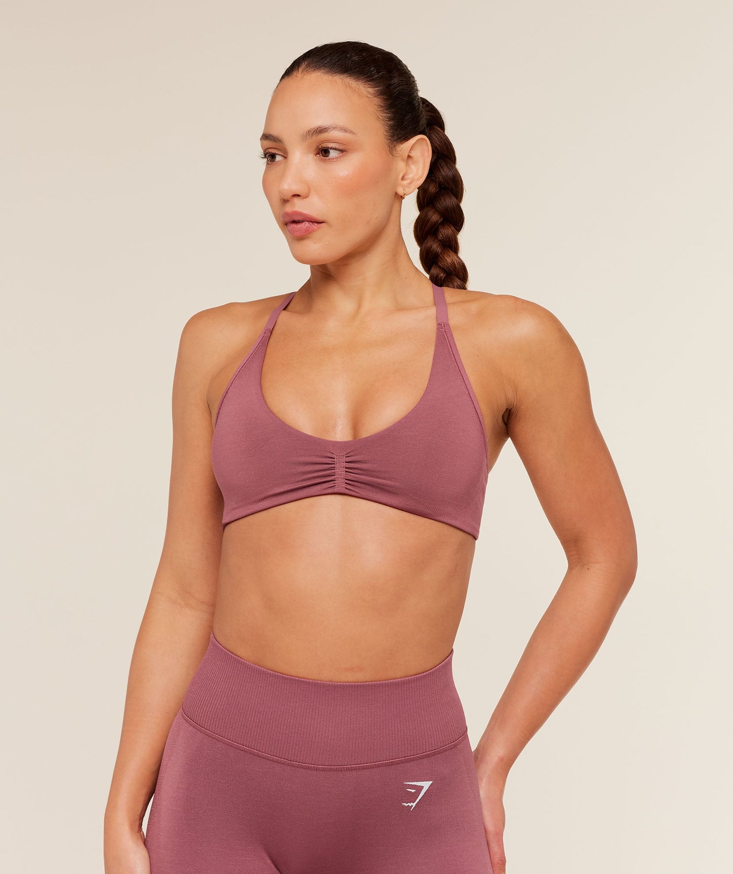 GSW-0138 Interval Seamless Light Support Sports Bra - Reset Pink