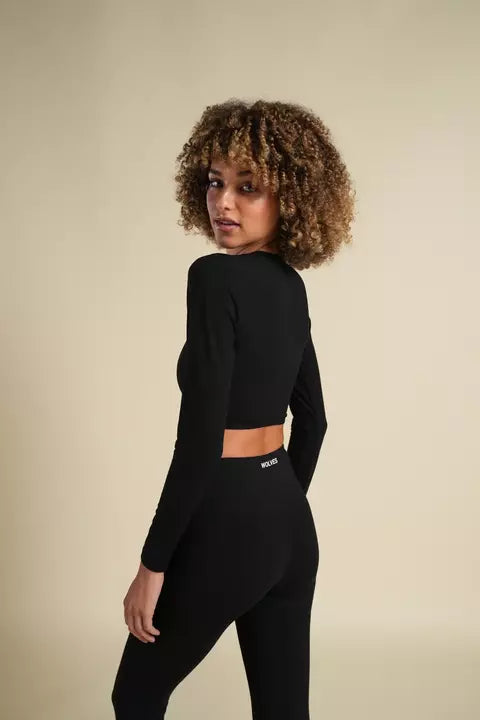 DSHE-0020 IYKYK “Energy” LS Top in Black