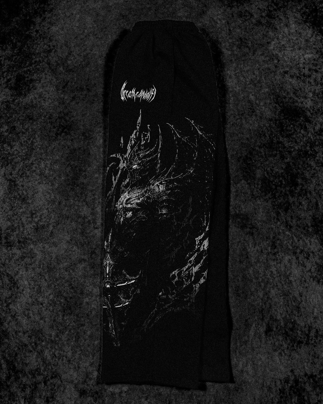 BD-0101 Fallen Knight Uncuffed Banana shape sweatpants [VOID BLACK]