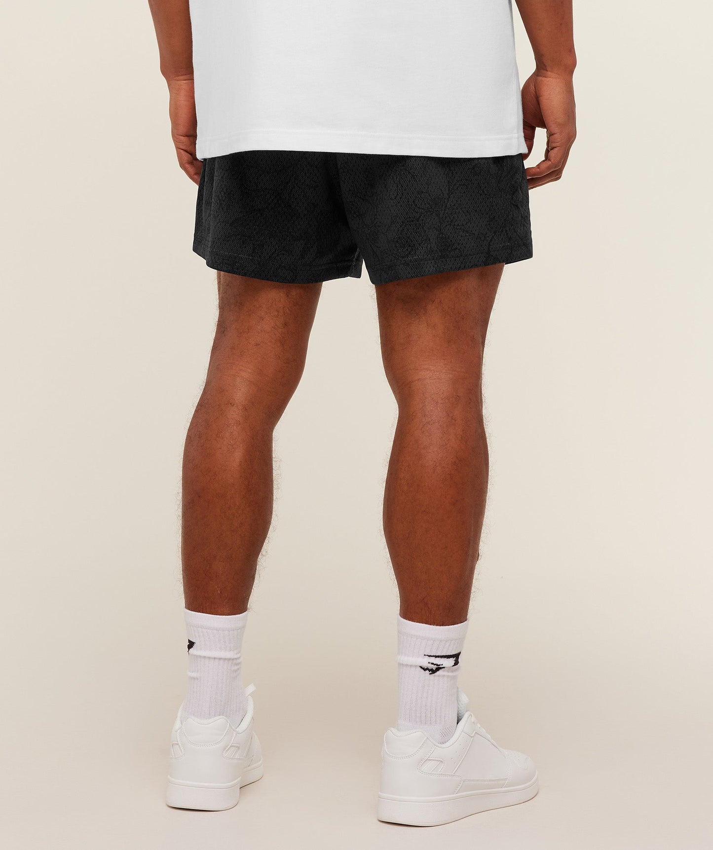 GS-0053 Lifting Mesh 5” Shorts - Black/Onyx Grey