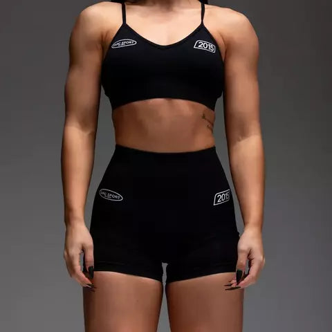 DSHE-0014 Faster Everson Seamless “Training” Shorts in Black