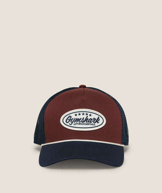GSA-0051 - Trucker Cap - Heavy Blue/Espresso Brown