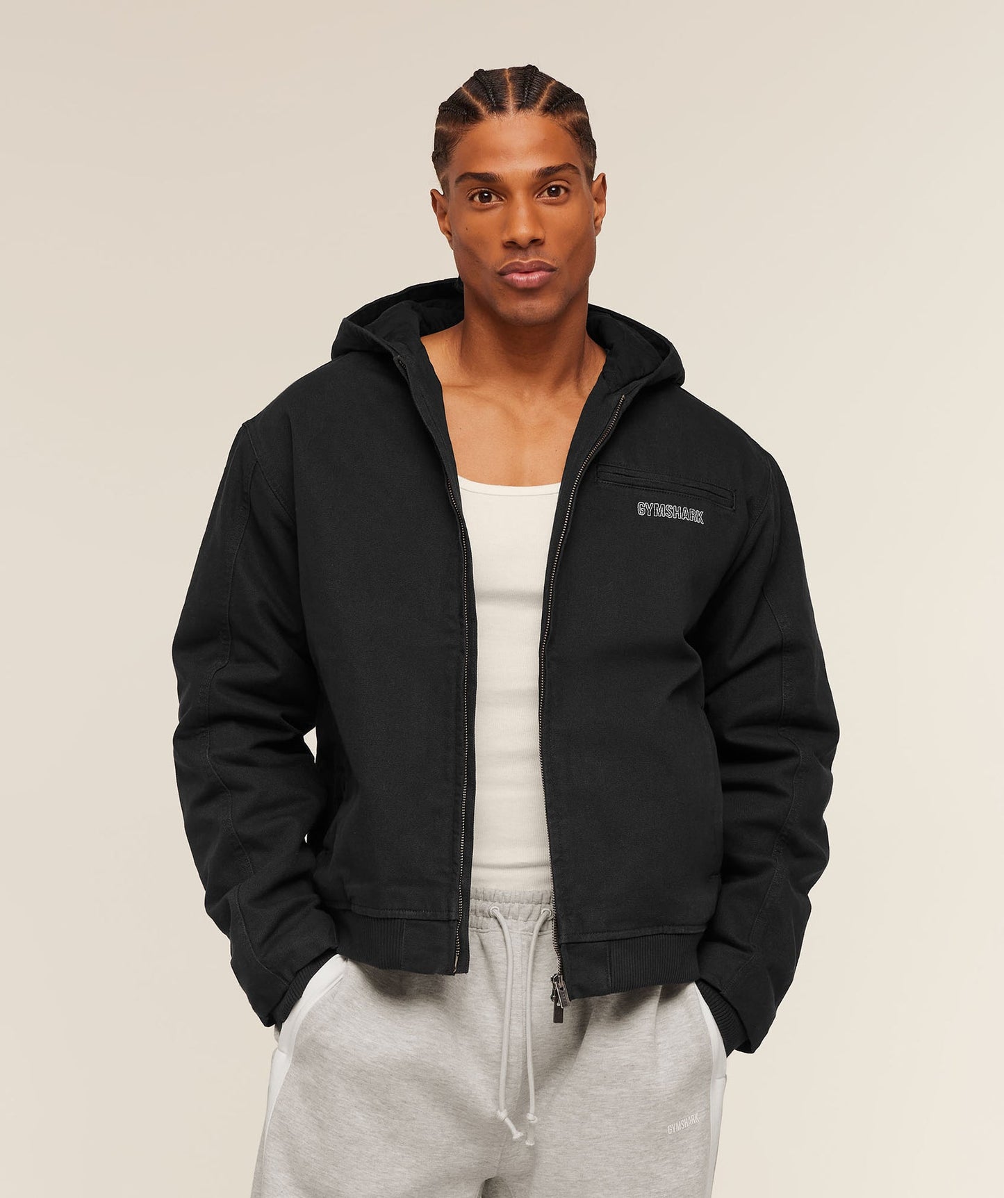 GS-0108 Gymshark x CBUM Workwear Jacket - Black