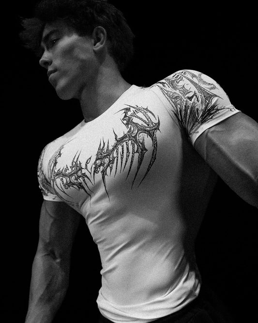 BD-0077 Void Tech™ Parasite Short Sleeve Compression [DIVINE WHITE]