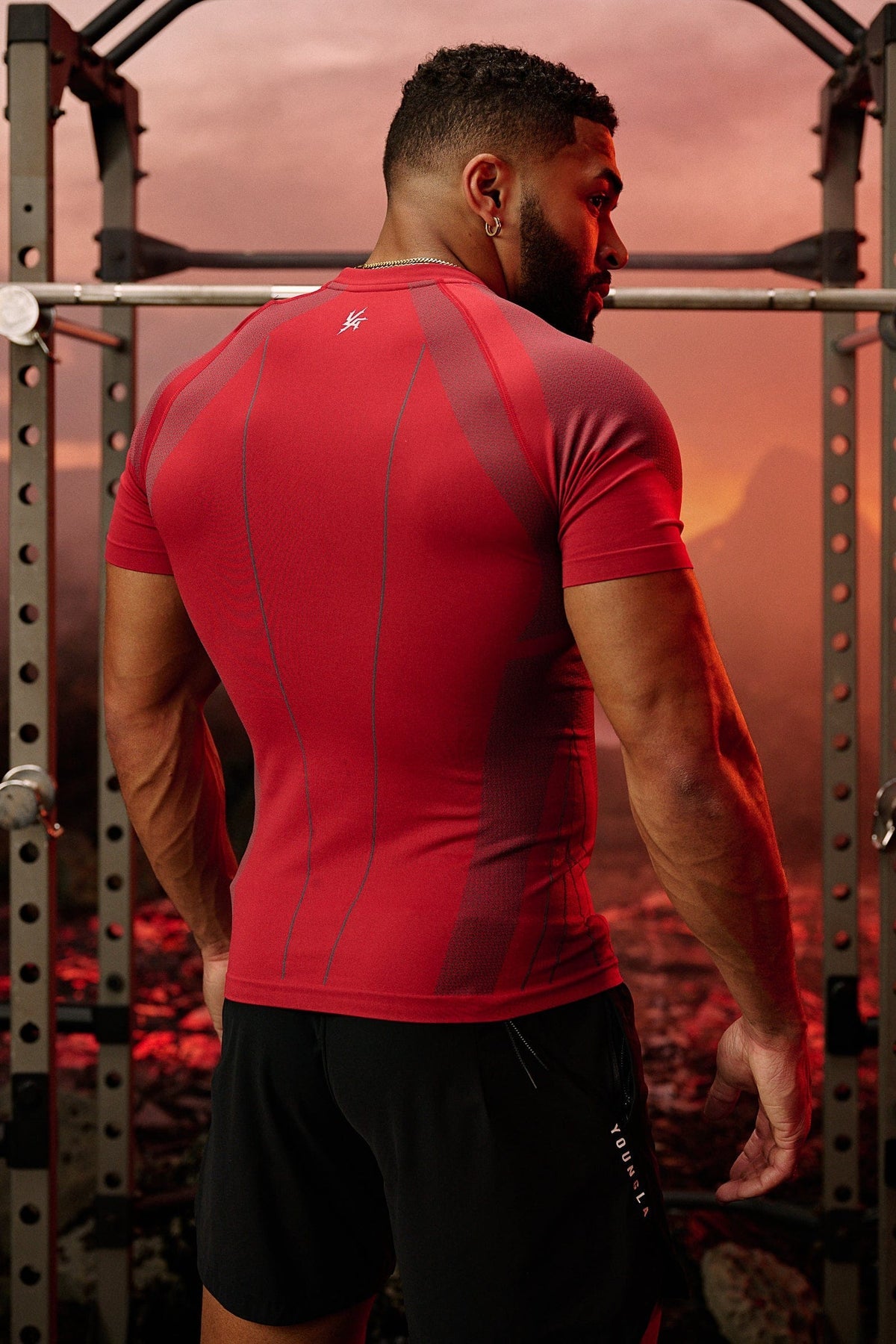 4294 - Apex Compression Tees - Red