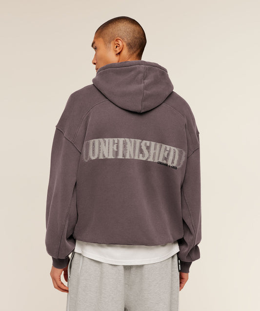GS-0105 Gymshark x CBUM Washed Hoodie - Greyed Purple