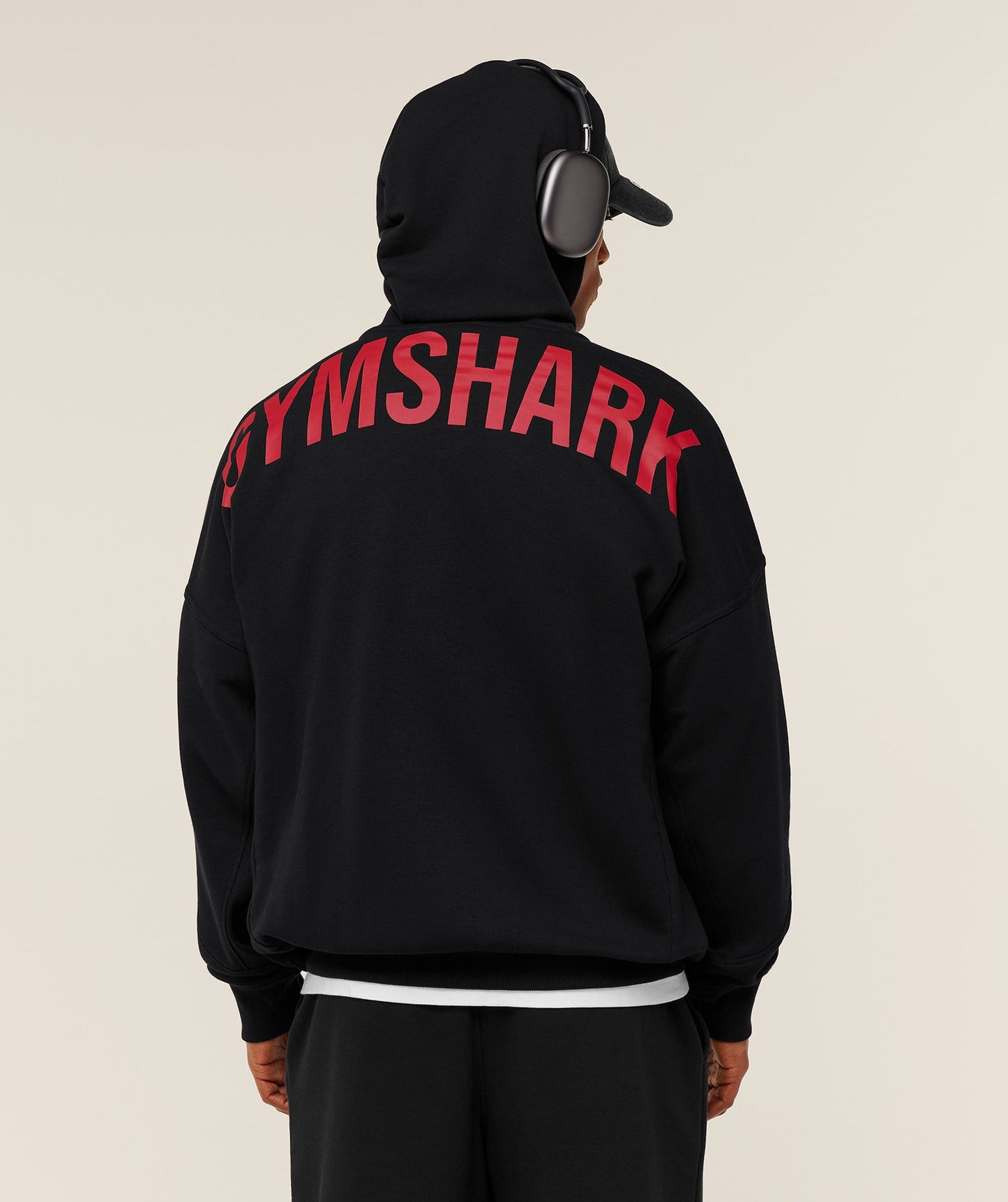 GS-0119 Power Zip Up Hoodie - Black/Conditioning Red