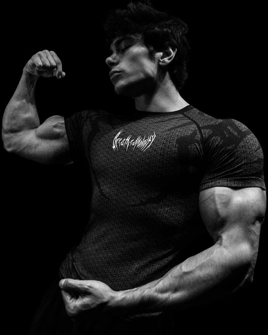 BD-0110 Doom Tech™ Armored shortsleeve Compression [VOID BLACK]